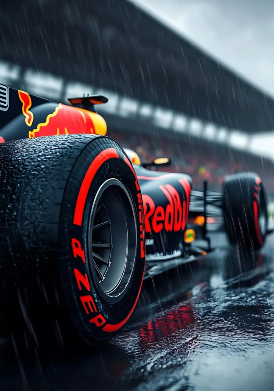 Yağmurda F1 posteri